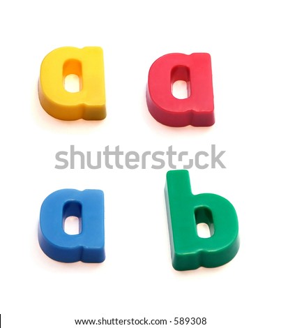 refrigerator letter magnets. fridge magnets - letters a