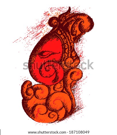 Lord Ganesha illustration vector Lord Ganesha illustration vector