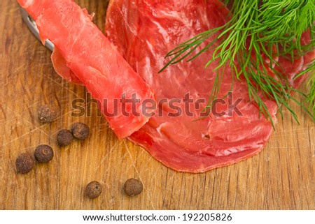 smoked fillets . Focus area increased by folding multiple photos