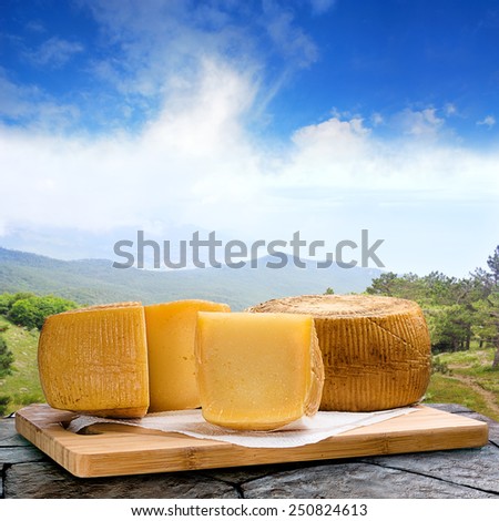 exclusive cheese is very close. Images collected from multiple images to increase the area of focus