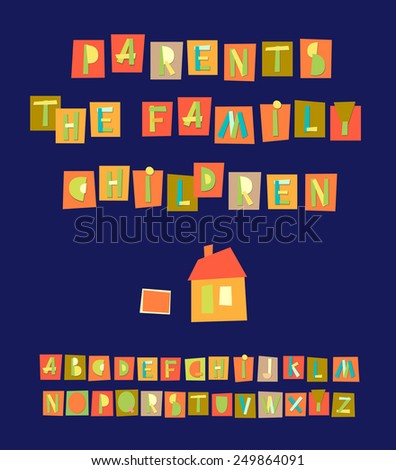 Hand Drawn Trendy Alphabet on blue background Vector illustration Vector illustration of geometric alphabet Hand Drawn Trendy Alphabet on blue background Vector illustration Vector illustration of geometric alphabet