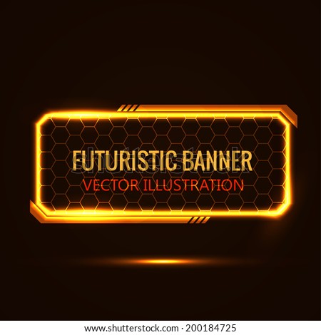 Futuristic banner Futuristic banner