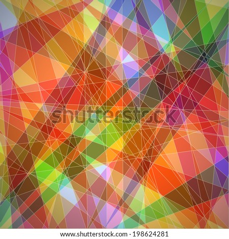 Decorative background of abstract shapes different colors and sizes. Raster version of vector file