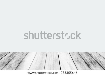 Wooden paving with white background.