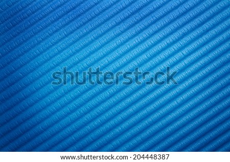 blue yoga matt for a abstract background