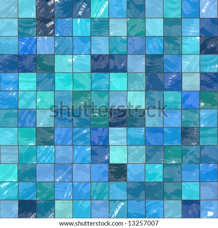 Blue Ceramic Tile