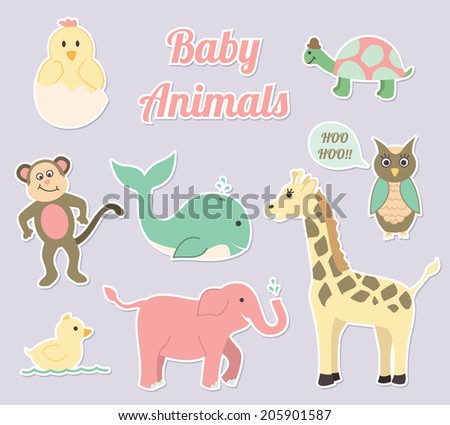 Baby Nursery Animals Set