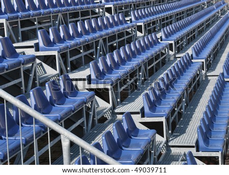 Blue Stadium Seats
