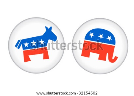 Democratic Buttons