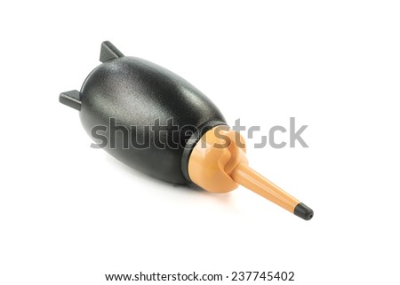 air blower for lens and camera cleaning  on white background