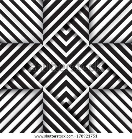 Pattern with line black and white