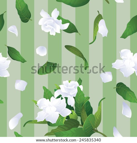 Gardenia seamless background