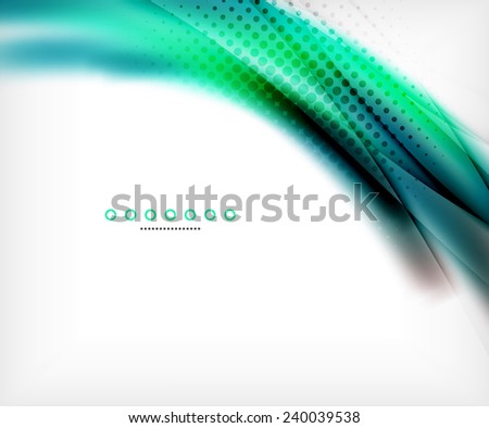 Abstract background, blue wave business template, web design