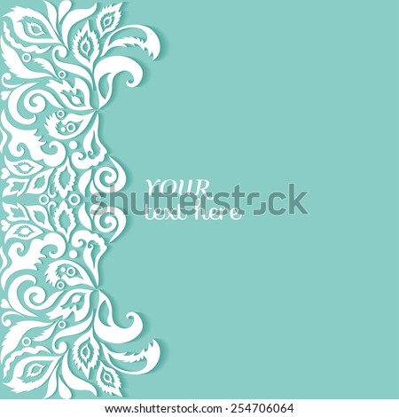 Abstract background wedding invitation or greeting card design with floral pattern beautiful luxury postcard ornate page cover ornamental vector illustration Abstract background wedding invitation or greeting card design with floral pattern beautiful luxury postcard ornate page cover ornamental vector illustration