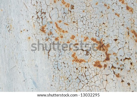 old rusty metal surface; can be used as background