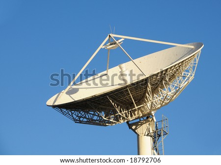 Picture of a Satellite Dish with clipping path
