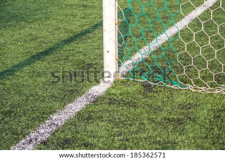 Soccer nets,Soccer football in goal net
