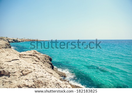 View of Cyprus sea
