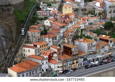 shanty town in Oporto