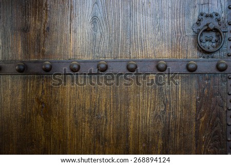 Old china door