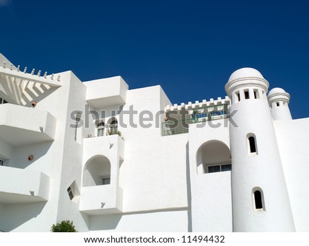 Modern arabic architecture. Skanes, Tunisia
