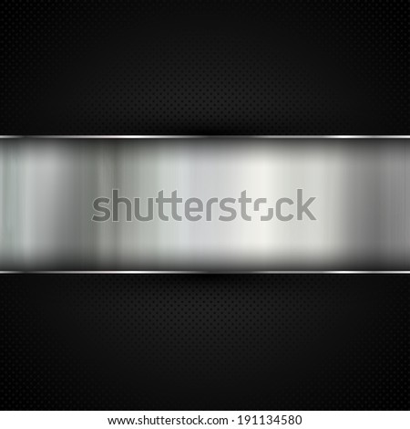Abstract background with a metallic design