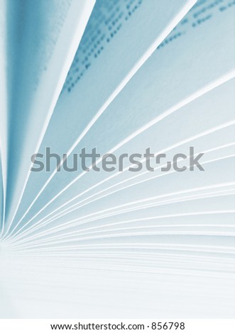 High contrast book pages