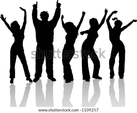 People Dancing - Vector - 1109257 : Shutterstock