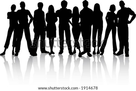 Group Of People - Vector - 1914678 : Shutterstock Group Of People - Vector - 1914678 : Shutterstock