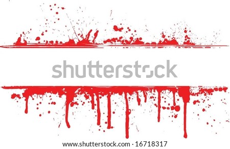 blood splatter. stock vector : Blood splatter