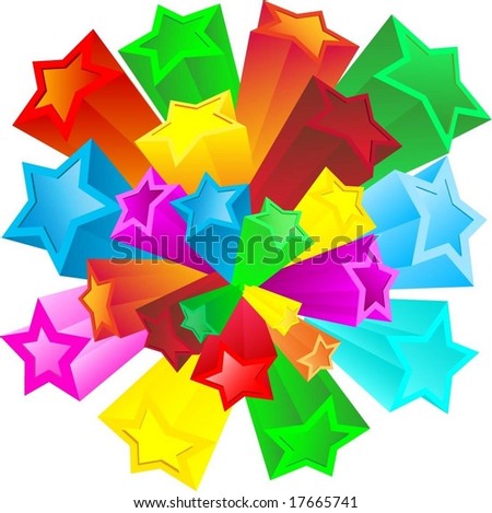 Retro Starburst Stock Vector Illustration 17665741 : Shutterstock