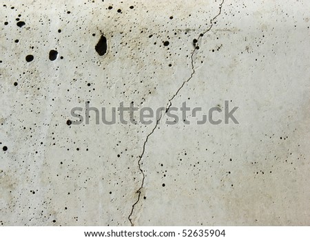 Close up shot of a cracked concrete texture