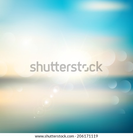 Abstract background with a summer theme