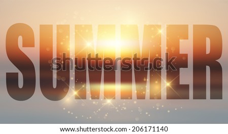 Abstract background with a summer theme