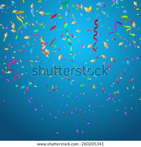 Confetti background ideal for Christmas or birthdays