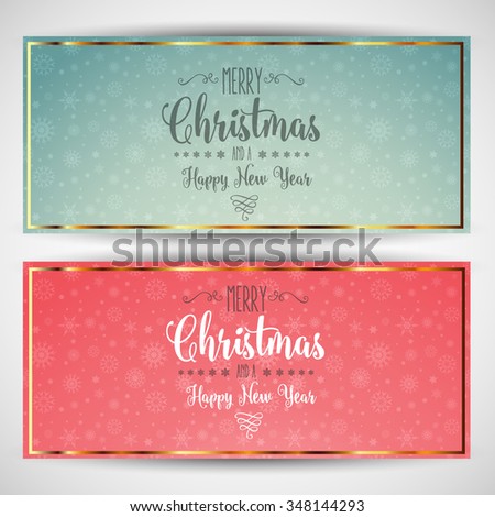 Christmas backgrounds with decorative snowflake designs