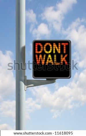 Don\'t Walk Sign