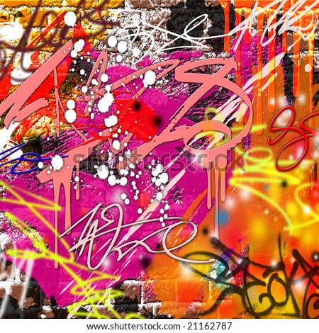 Graffiti Backgrounds on Messy Graffiti Wall Background Stock Photo 21162787   Shutterstock