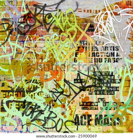 Graffiti Backgrounds on Cool Graffiti Image With Can Graffiti Font Alphabet Graffiti Tags