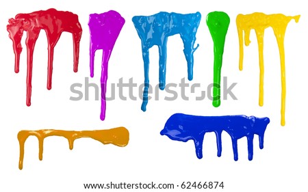 stock photo Dripping paint