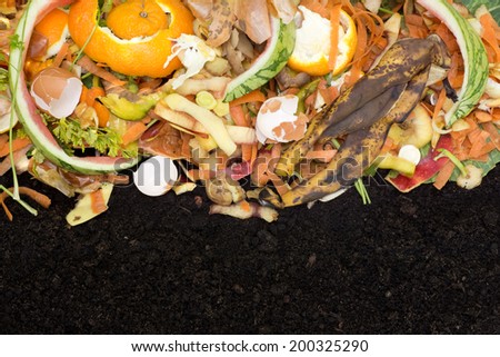 Compost with composted soil