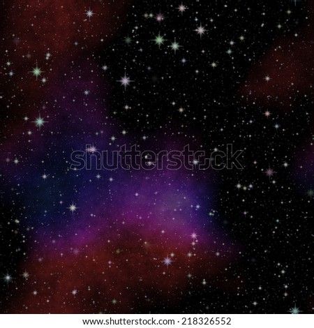 Abstract stars nebula seamless generated hires texture
