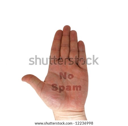 a hand on white background tattooed with \