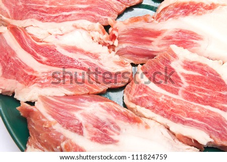 Raw Lamb Meat