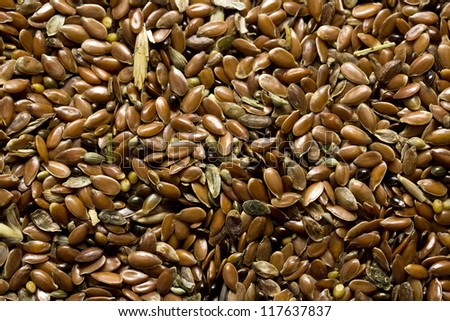 flax seeds for further processing