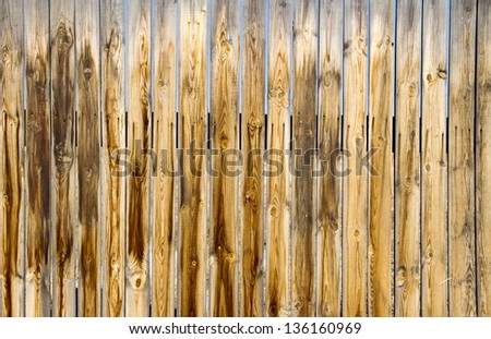 pine board fence background