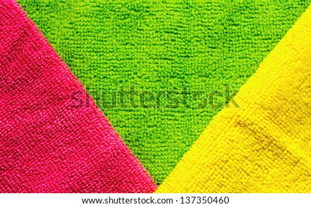 colored terry cloth background