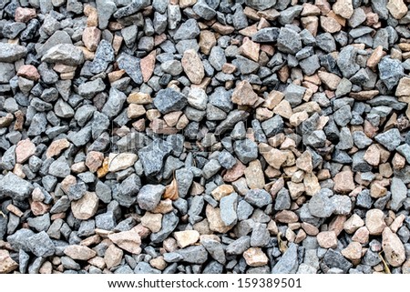 stone rock pieces crushed gravel texture