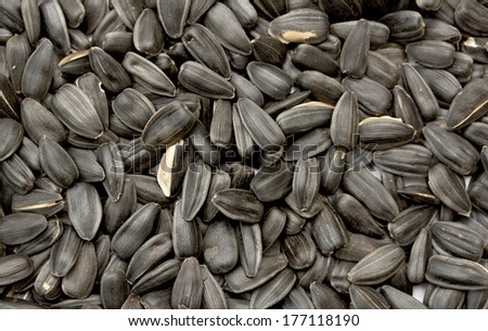 Black sunflower seeds