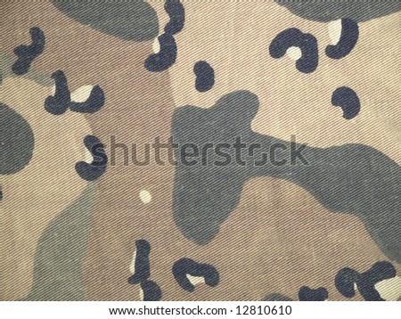 a military camouflage fabric texture. green/brown version
